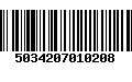 Código de Barras 5034207010208