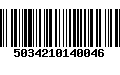 Código de Barras 5034210140046