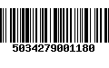 Código de Barras 5034279001180