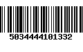 Código de Barras 5034444101332