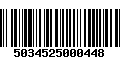 Código de Barras 5034525000448