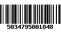 Código de Barras 5034795001848