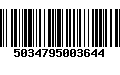 Código de Barras 5034795003644