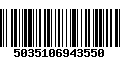 Código de Barras 5035106943550