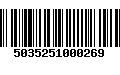 Código de Barras 5035251000269