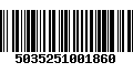 Código de Barras 5035251001860