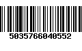 Código de Barras 5035766040552