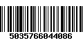 Código de Barras 5035766044086