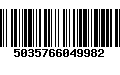 Código de Barras 5035766049982