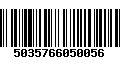 Código de Barras 5035766050056