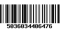 Código de Barras 5036034406476