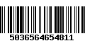 Código de Barras 5036564654811