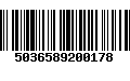 Código de Barras 5036589200178