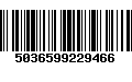 Código de Barras 5036599229466