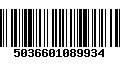 Código de Barras 5036601089934