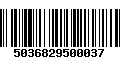 Código de Barras 5036829500037