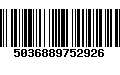 Código de Barras 5036889752926
