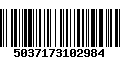 Código de Barras 5037173102984