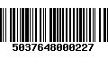 Código de Barras 5037648000227