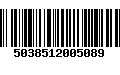 Código de Barras 5038512005089