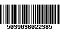 Código de Barras 5039036022385