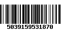 Código de Barras 5039159531870