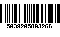 Código de Barras 5039205893266