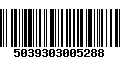 Código de Barras 5039303005288