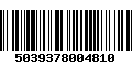 Código de Barras 5039378004810