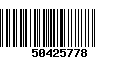 Código de Barras 50425778