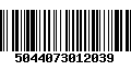 Código de Barras 5044073012039