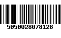 Código de Barras 5050028078128