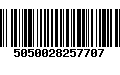 Código de Barras 5050028257707