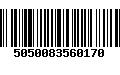 Código de Barras 5050083560170