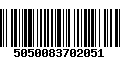 Código de Barras 5050083702051