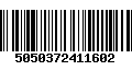 Código de Barras 5050372411602