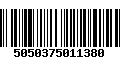 Código de Barras 5050375011380