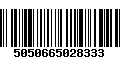 Código de Barras 5050665028333