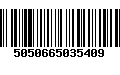 Código de Barras 5050665035409