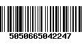 Código de Barras 5050665042247