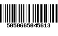 Código de Barras 5050665045613