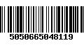 Código de Barras 5050665048119