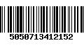 Código de Barras 5050713412152