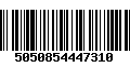 Código de Barras 5050854447310