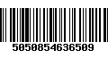 Código de Barras 5050854636509