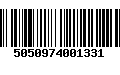 Código de Barras 5050974001331