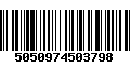 Código de Barras 5050974503798