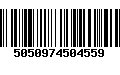 Código de Barras 5050974504559