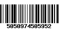 Código de Barras 5050974505952