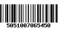 Código de Barras 5051007065450